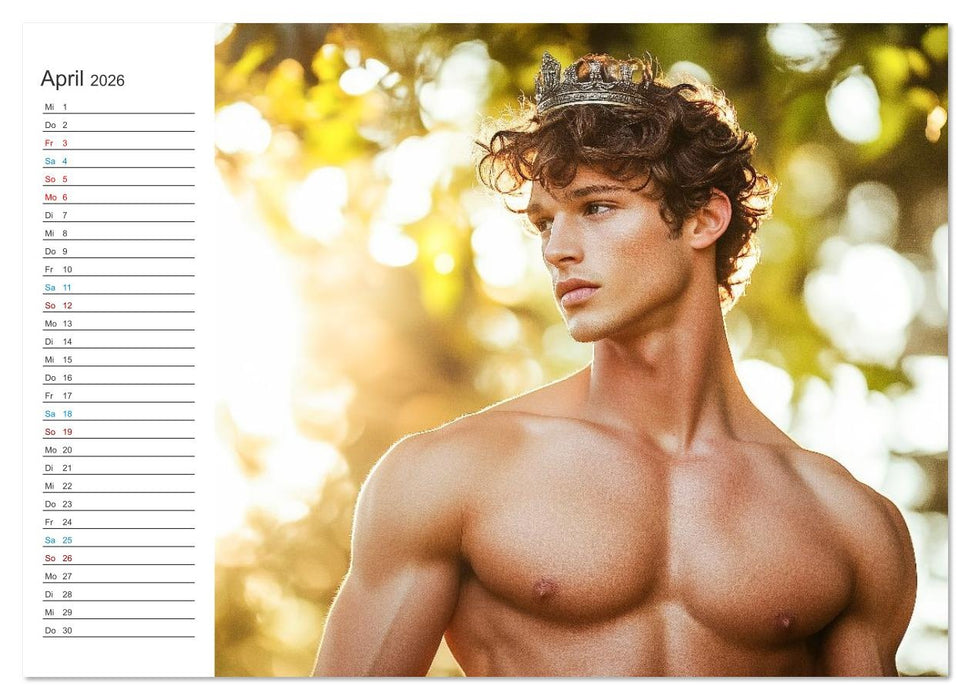 Prinz der Lust (CALVENDO Premium Wandkalender 2026)