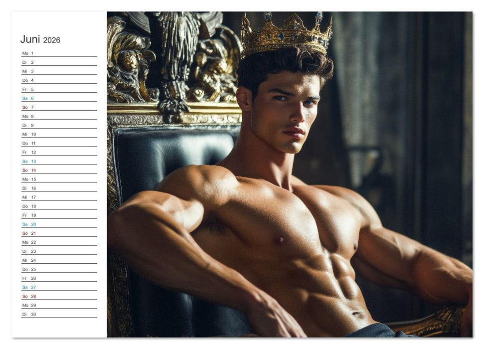 Prinz der Lust (CALVENDO Premium Wandkalender 2026)