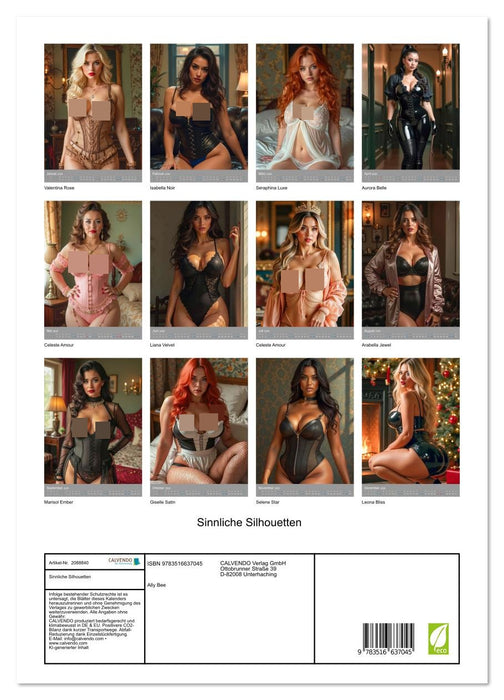 Sinnliche Silhouetten (CALVENDO Premium Wandkalender 2026)