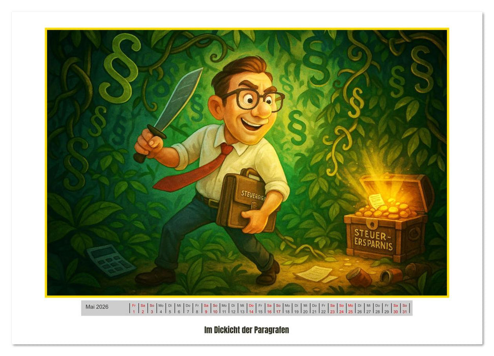 Beruflich komisch – Alltag mit Augenzwinkern (CALVENDO Premium Wandkalender 2026)