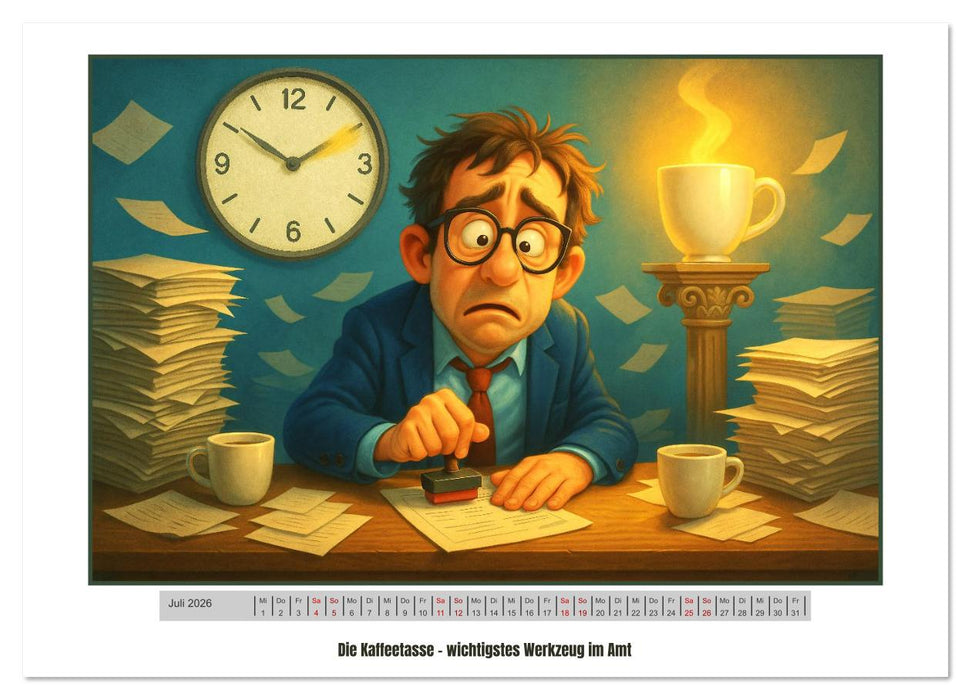 Beruflich komisch – Alltag mit Augenzwinkern (CALVENDO Premium Wandkalender 2026)