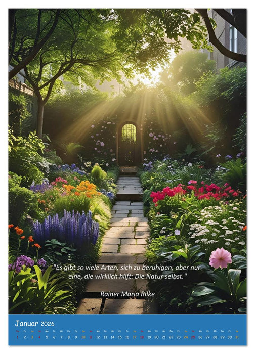 Urbane Oasen (CALVENDO Premium Wandkalender 2026)