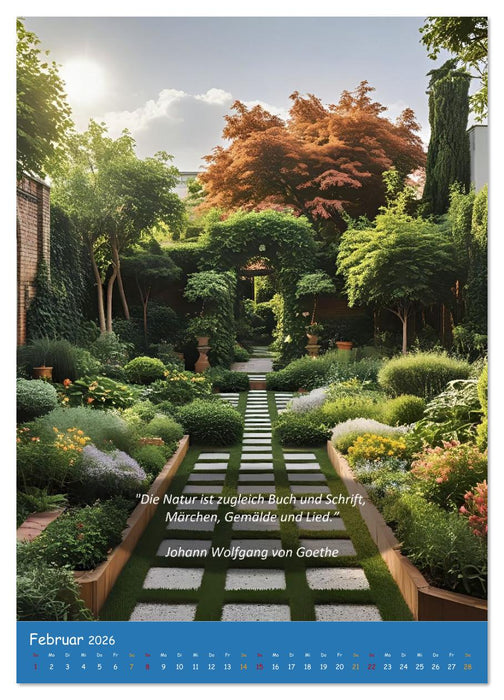 Urbane Oasen (CALVENDO Premium Wandkalender 2026)