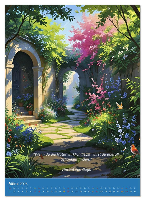 Urbane Oasen (CALVENDO Premium Wandkalender 2026)