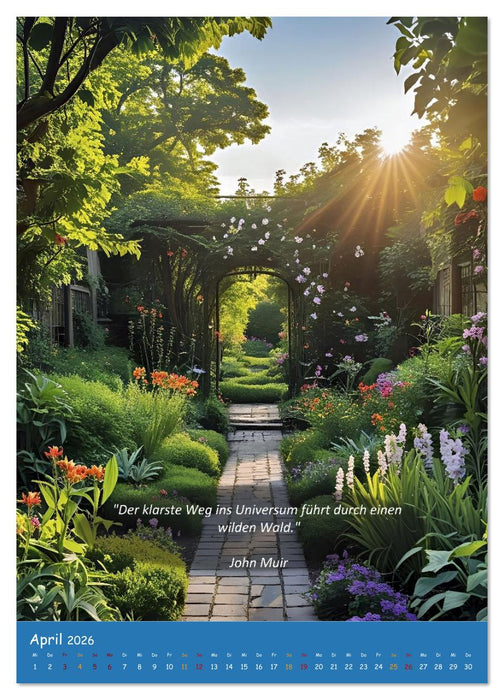 Urbane Oasen (CALVENDO Premium Wandkalender 2026)