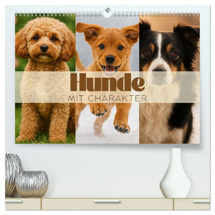 Hunde mit Charakter (CALVENDO Premium Wandkalender 2026)