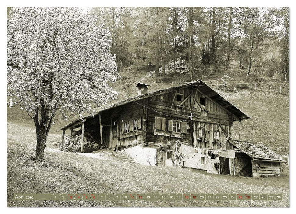 Südtiroler Erinnerungen Wie es damals einmal war (CALVENDO Wandkalender 2026)