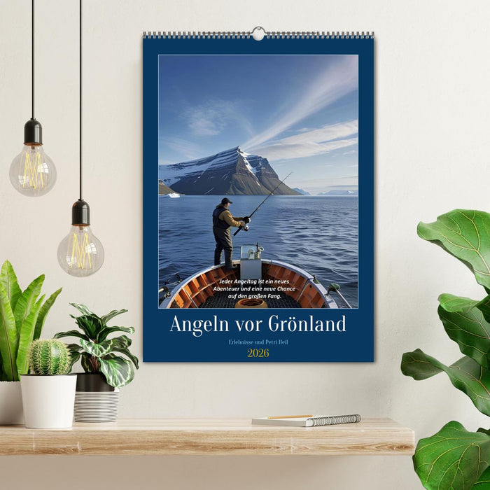 Angeln vor Grönland (CALVENDO Wandkalender 2026)