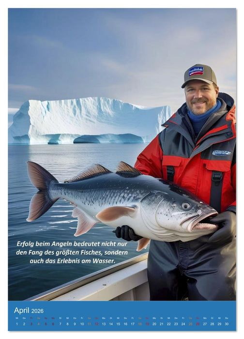 Angeln vor Grönland (CALVENDO Wandkalender 2026)