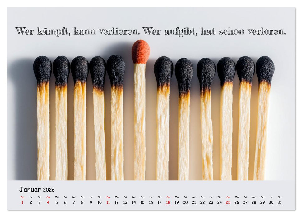 Krebs ist ein Vollidiot - Kalender für alle Kämpfer mit Krebserkrankung (CALVENDO Wandkalender 2026)