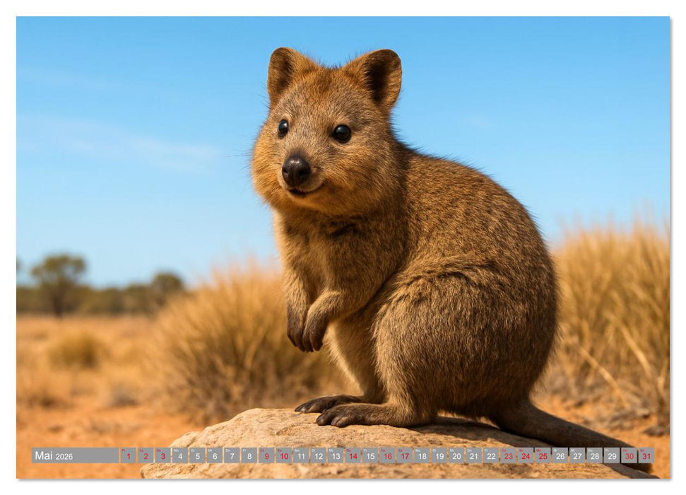 Die vielleicht nettesten Wildtiere (CALVENDO Wandkalender 2026)