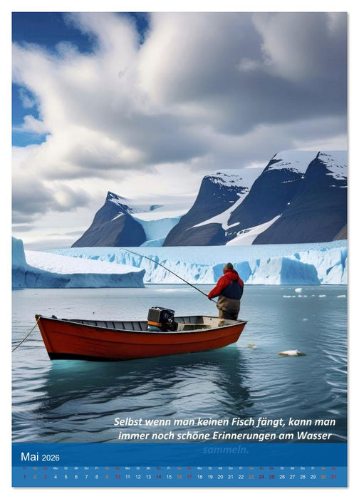 Angeln vor Grönland (CALVENDO Premium Wandkalender 2026)