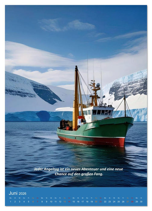 Angeln vor Grönland (CALVENDO Premium Wandkalender 2026)
