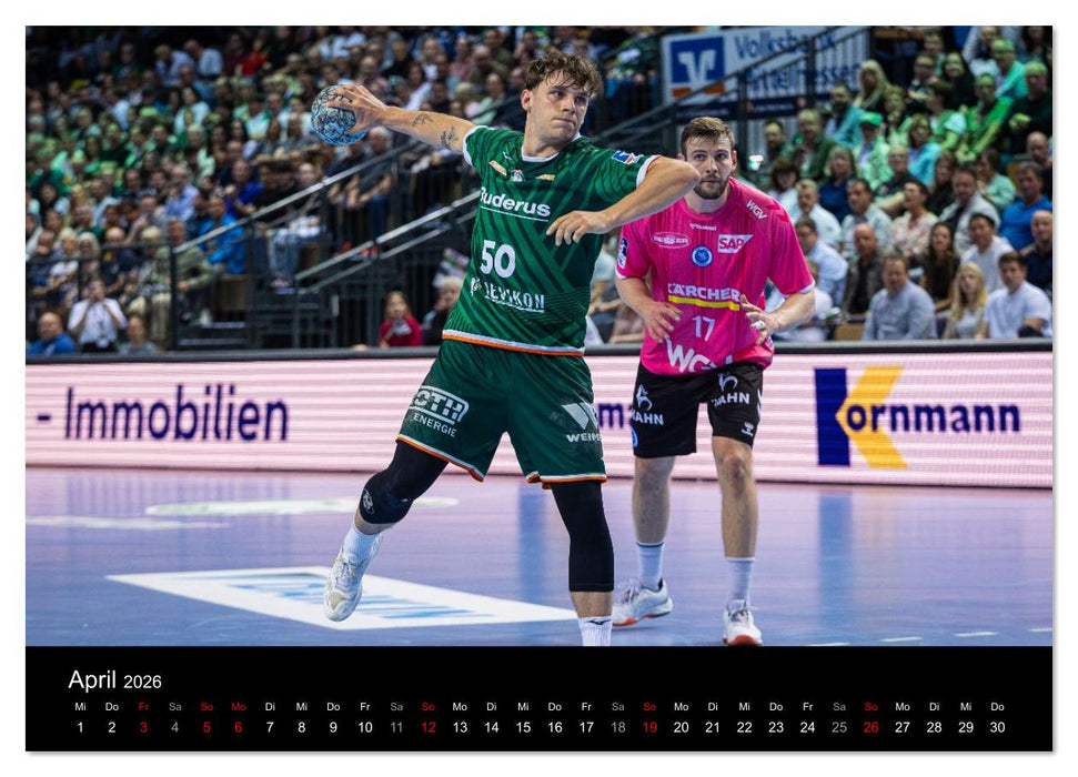 Kalender - HSG Wetzlar Handball Bundesliga Saison 2025/2026 (CALVENDO Wandkalender 2026)