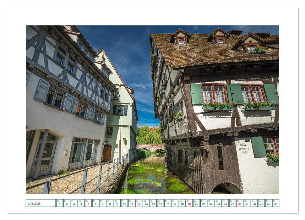 Ulm - Hübsche Großstadt an der Donau (CALVENDO Premium Wandkalender 2026)