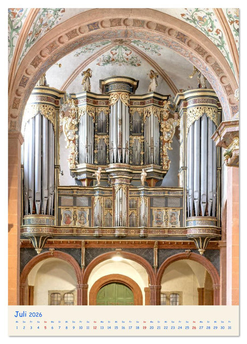 Orgel Giganten (CALVENDO Premium Wandkalender 2026)