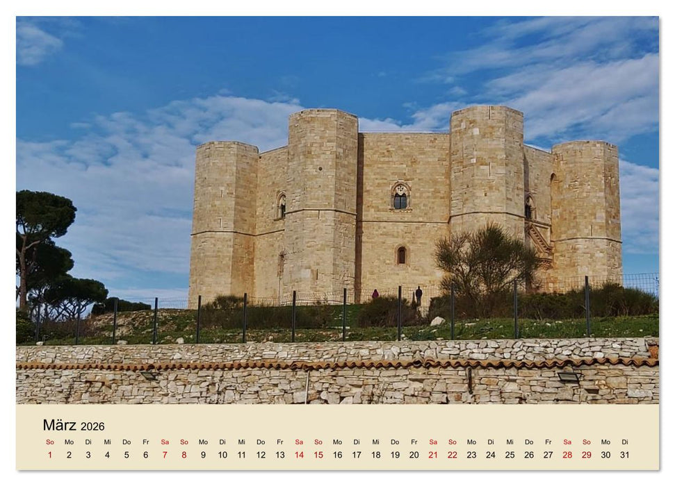 Apulien ... der Süden Italiens (CALVENDO Wandkalender 2026)