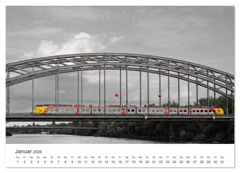 Frankfurt am Main - Abseits der Touristenströme (CALVENDO Wandkalender 2026)