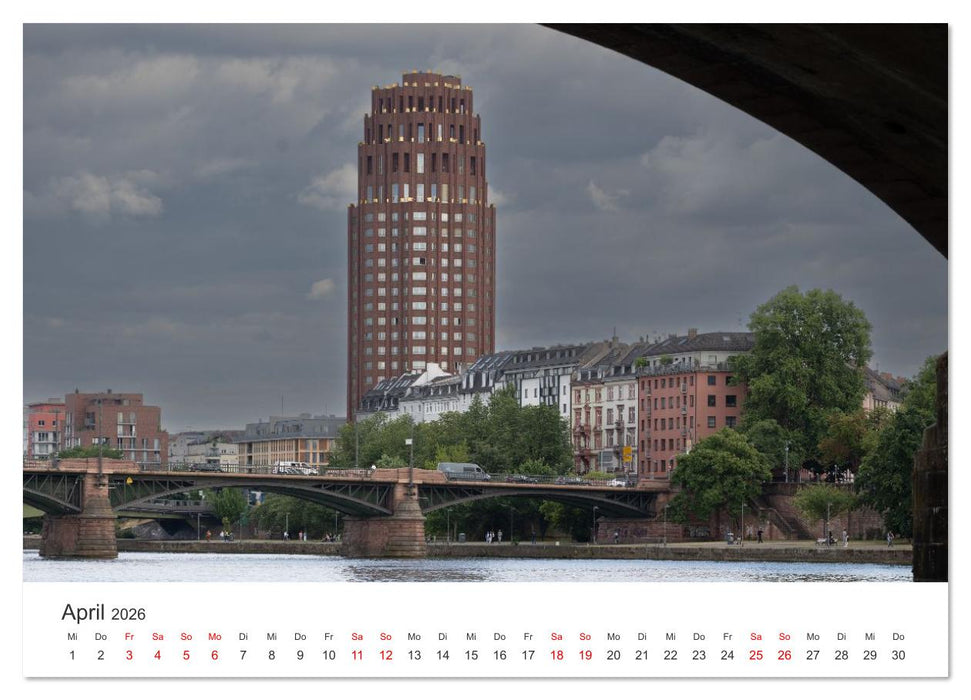 Frankfurt am Main - Abseits der Touristenströme (CALVENDO Premium Wandkalender 2026)