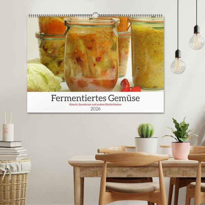 Fermentiertes Gemüse (CALVENDO Wandkalender 2026)