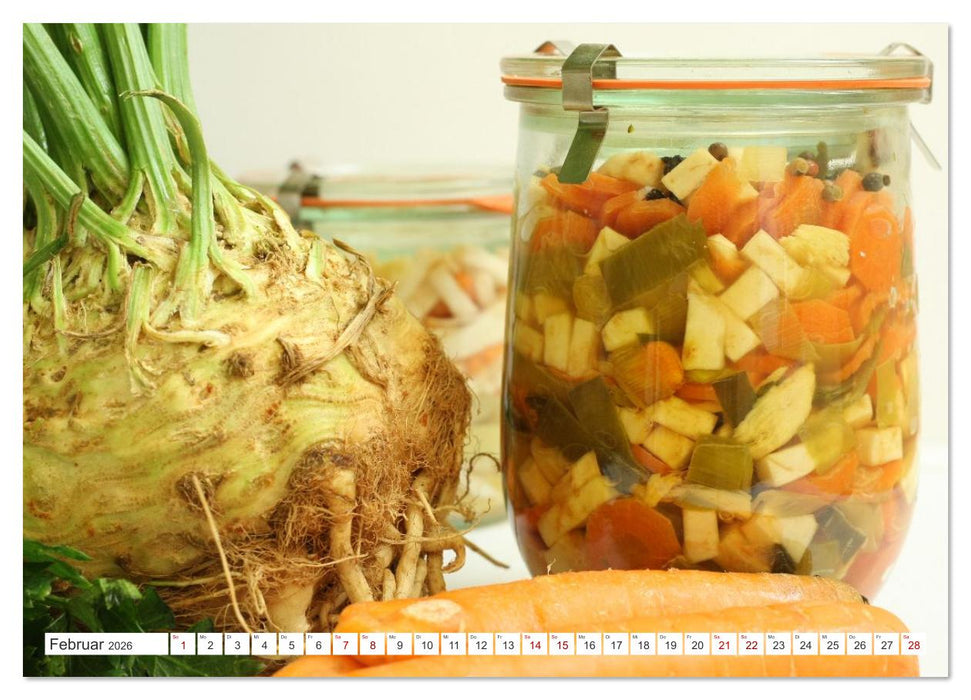Fermentiertes Gemüse (CALVENDO Wandkalender 2026)