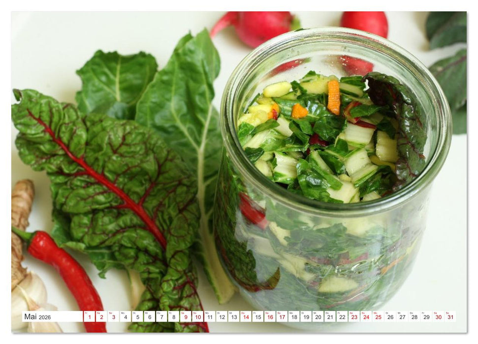 Fermentiertes Gemüse (CALVENDO Wandkalender 2026)