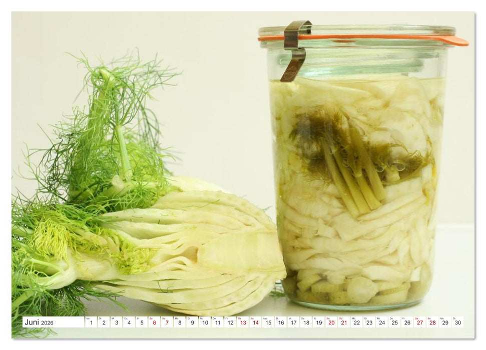 Fermentiertes Gemüse (CALVENDO Wandkalender 2026)