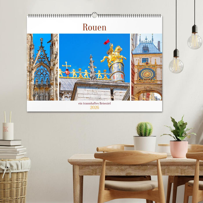 Rouen - ein traumhaftes Reiseziel (CALVENDO Wandkalender 2026)