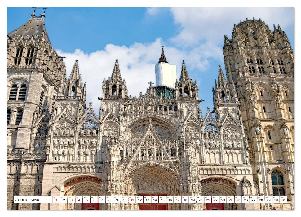 Rouen - ein traumhaftes Reiseziel (CALVENDO Wandkalender 2026)