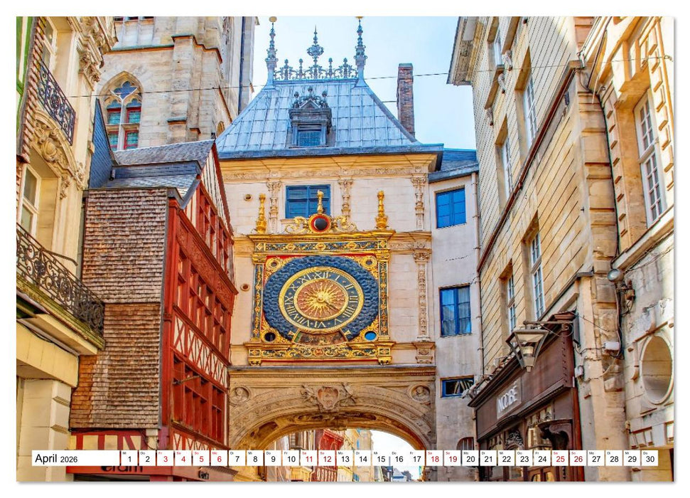 Rouen - ein traumhaftes Reiseziel (CALVENDO Wandkalender 2026)