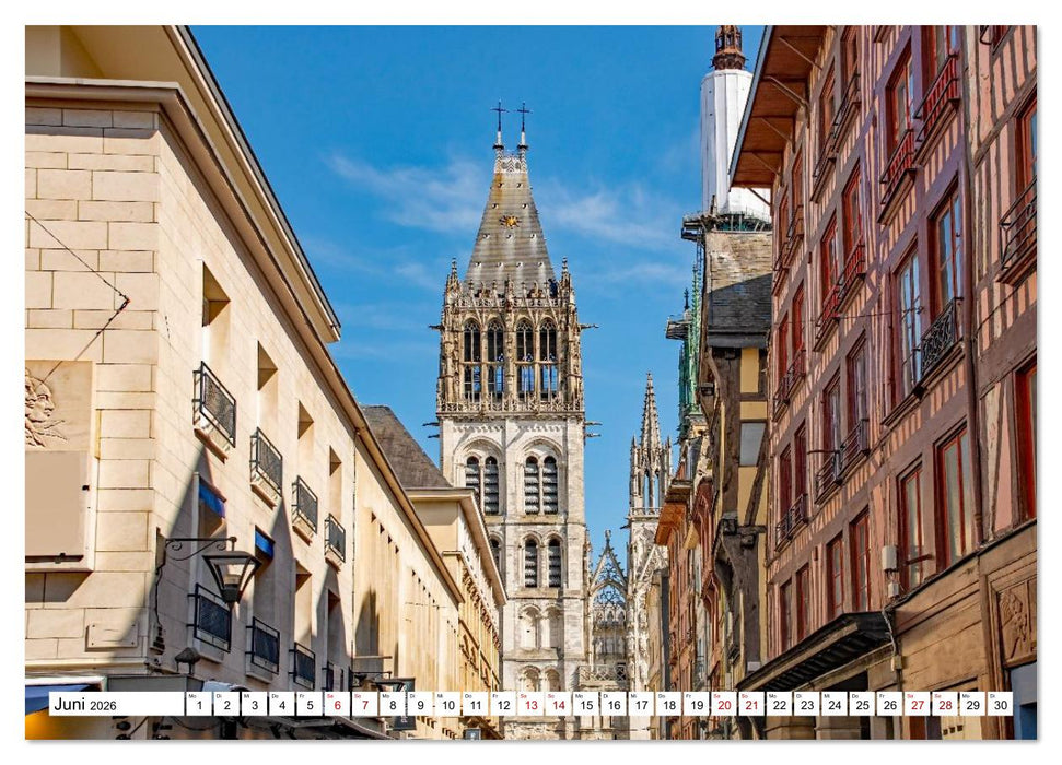 Rouen - ein traumhaftes Reiseziel (CALVENDO Wandkalender 2026)