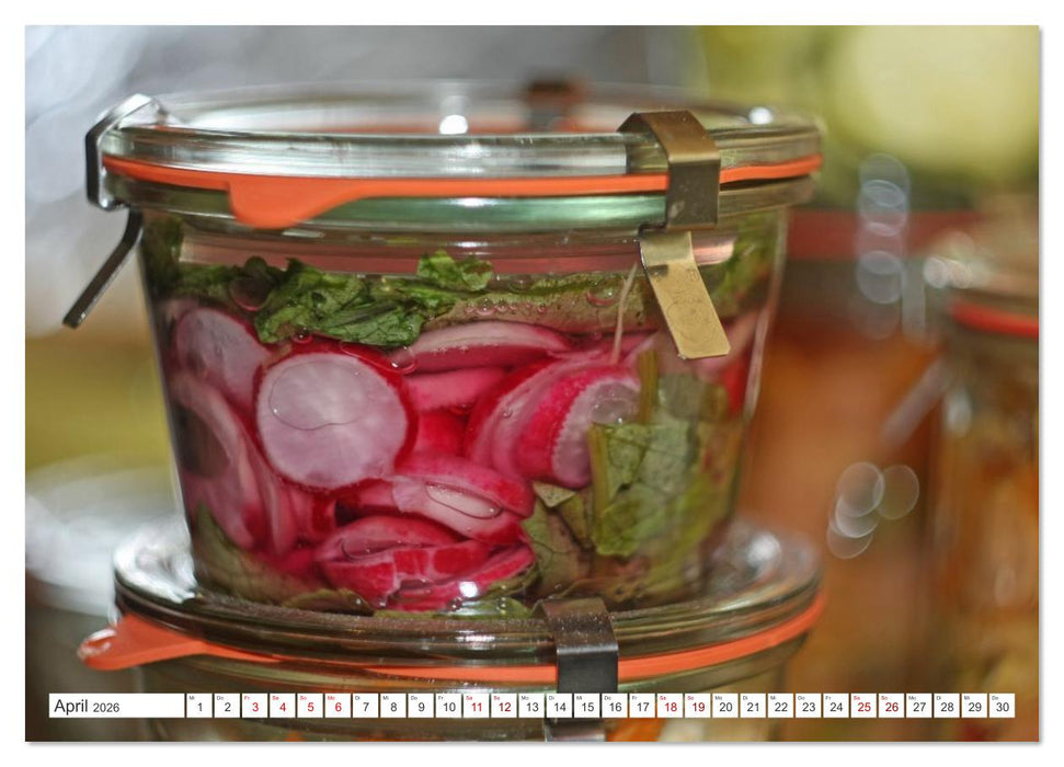 Fermentiertes Gemüse (CALVENDO Premium Wandkalender 2026)