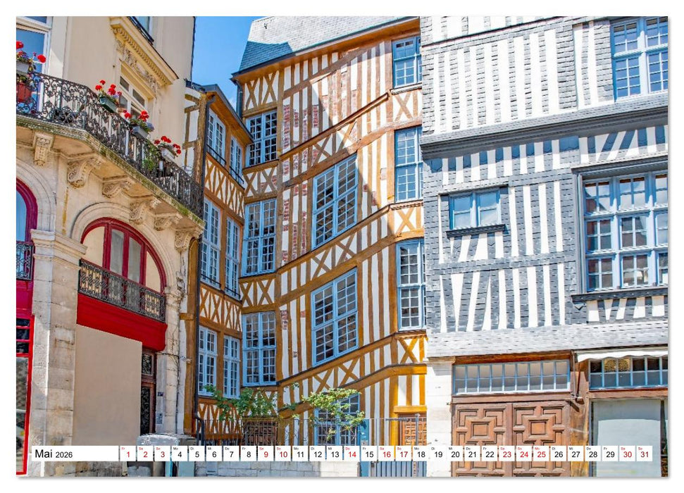 Rouen - ein traumhaftes Reiseziel (CALVENDO Premium Wandkalender 2026)