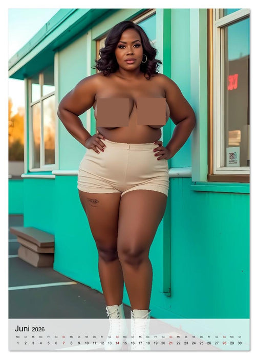 Pin-up Girls - Die sündigen Fifties (CALVENDO Premium Wandkalender 2026)