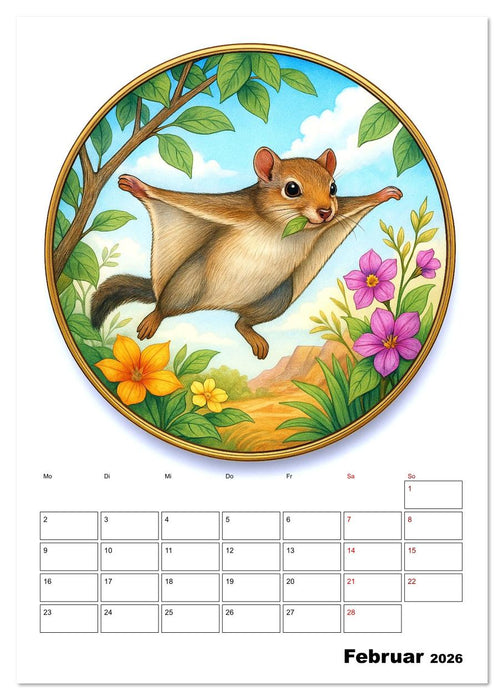 Unbekannte Niedlichkeit (CALVENDO Wandkalender 2026)