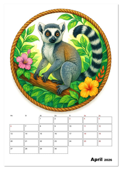 Unbekannte Niedlichkeit (CALVENDO Premium Wandkalender 2026)