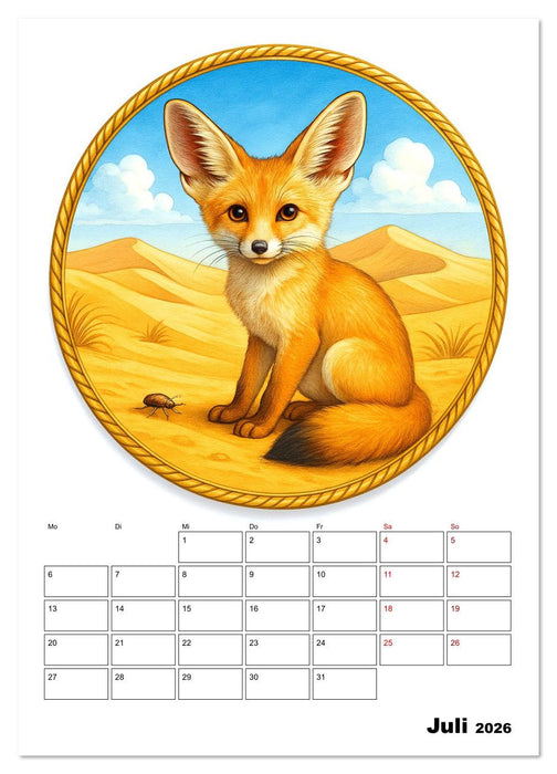 Unbekannte Niedlichkeit (CALVENDO Premium Wandkalender 2026)