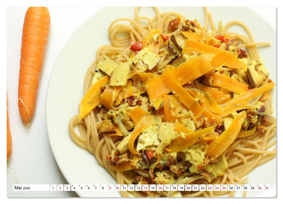 Glücklich mit Karotten (CALVENDO Premium Wandkalender 2026)