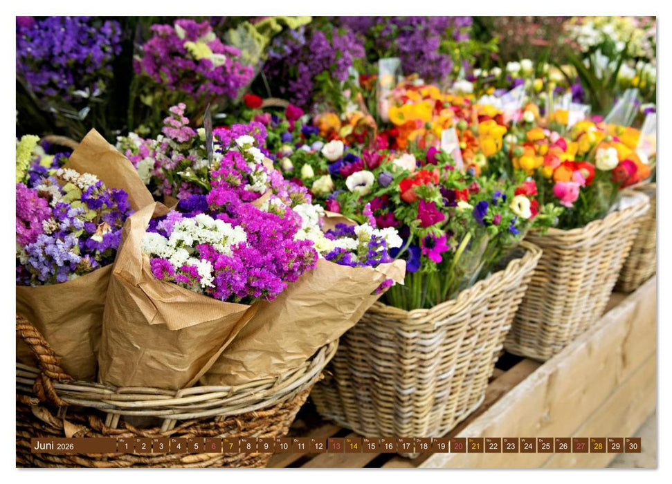 FLORISTIK - Im Reich der Blumen (CALVENDO Premium Wandkalender 2026)