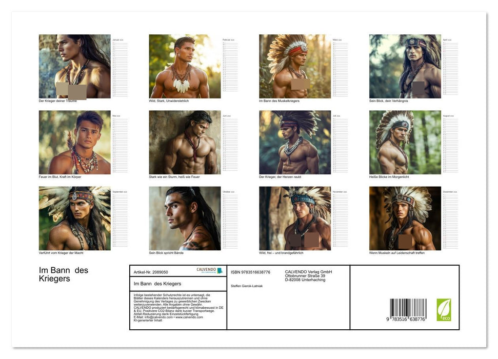 Im Bann des Kriegers (CALVENDO Premium Wandkalender 2026)