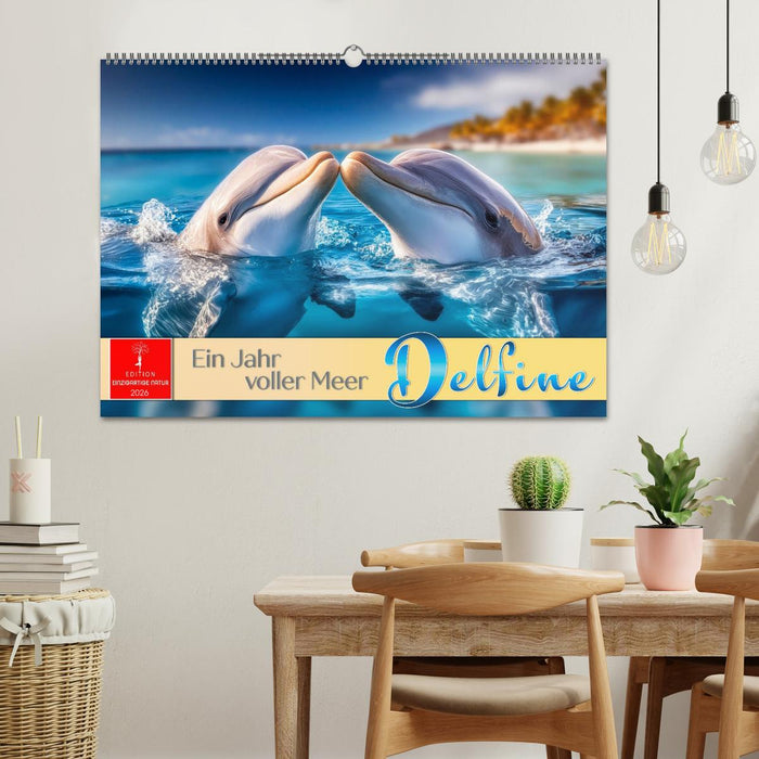 Delfine - ein Jahr voller Meer (CALVENDO Wandkalender 2026)
