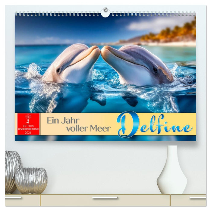 Delfine - ein Jahr voller Meer (CALVENDO Premium Wandkalender 2026)