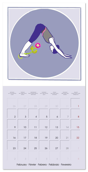 Dance of the Lotus Yogini (CALVENDO Monthly Calendar 2026)