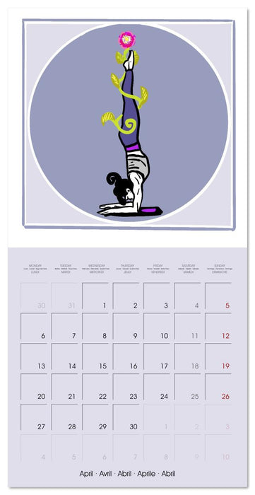 Dance of the Lotus Yogini (CALVENDO Monthly Calendar 2026)