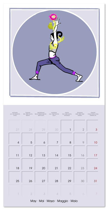 Dance of the Lotus Yogini (CALVENDO Monthly Calendar 2026)