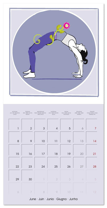 Dance of the Lotus Yogini (CALVENDO Monthly Calendar 2026)