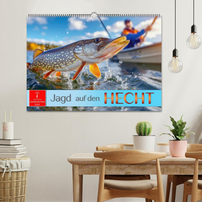 Jagd auf den Hecht (CALVENDO Wandkalender 2026)