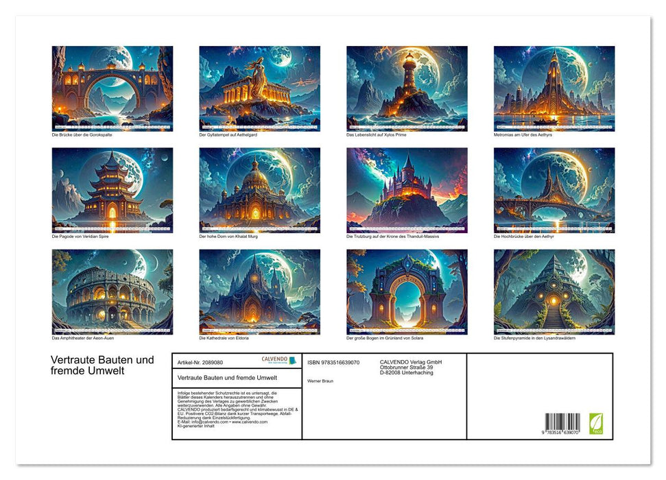 Vertraute Bauten und fremde Umwelt (CALVENDO Wandkalender 2026)