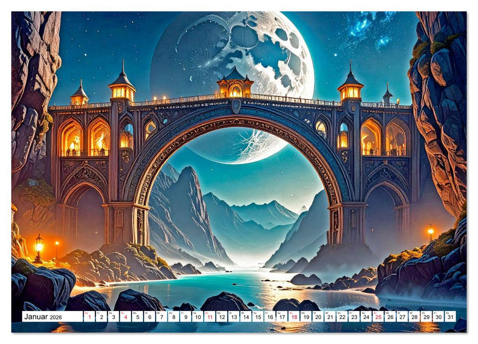 Vertraute Bauten und fremde Umwelt (CALVENDO Wandkalender 2026)