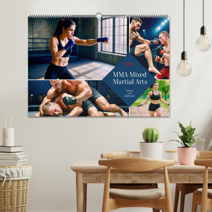 MMA Mixed Martial Arts (CALVENDO Wandkalender 2026)